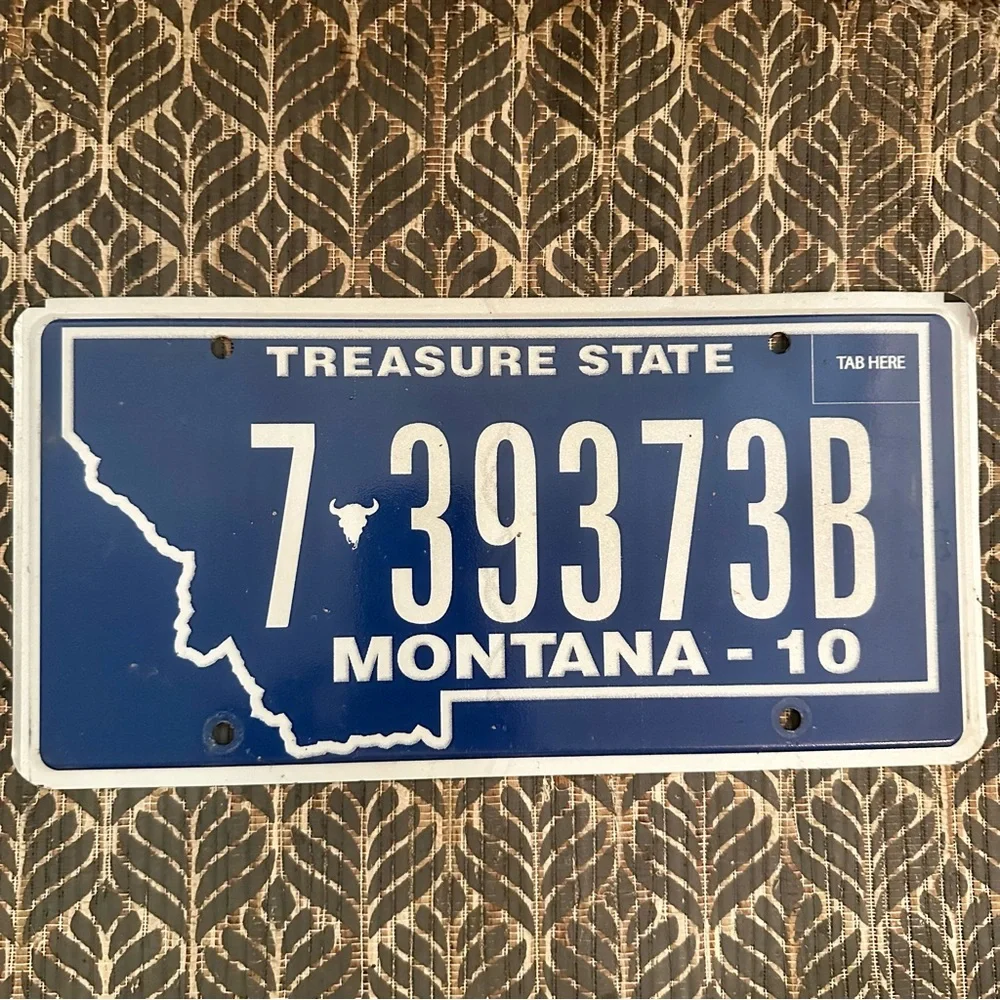 Montana Treasure State License Plate